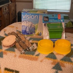 Parakeet Bird Cage Accessories